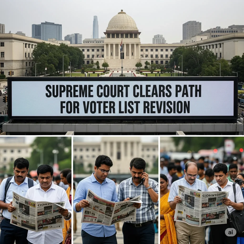 Supreme Court Clears Path for Voter List Revision