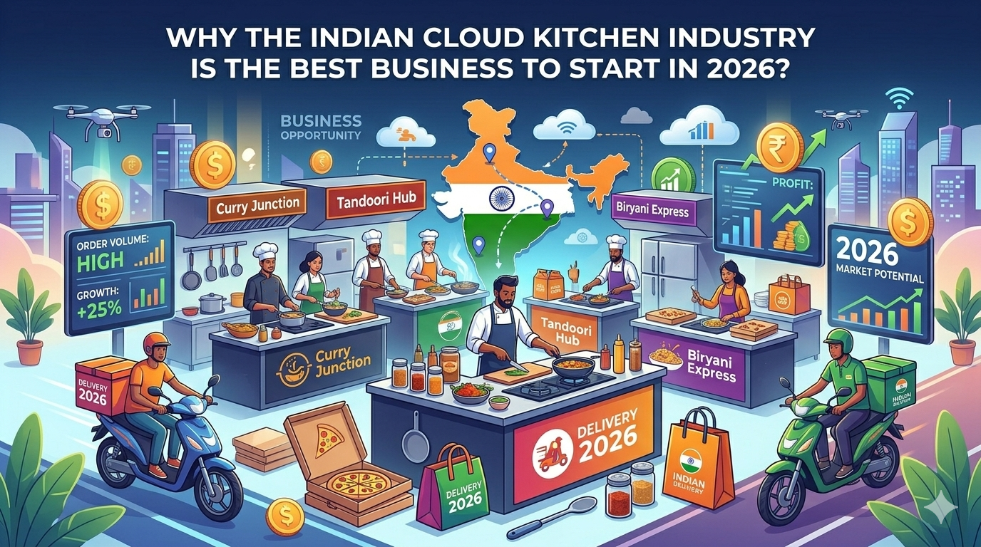 Why the Indian Cloud Kitchen Industry is the Best Business to Start in 2026?